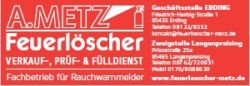 A. Metz - Feuerlöscher-Verkauf / -Prüf- u. Fülldienst - Logo